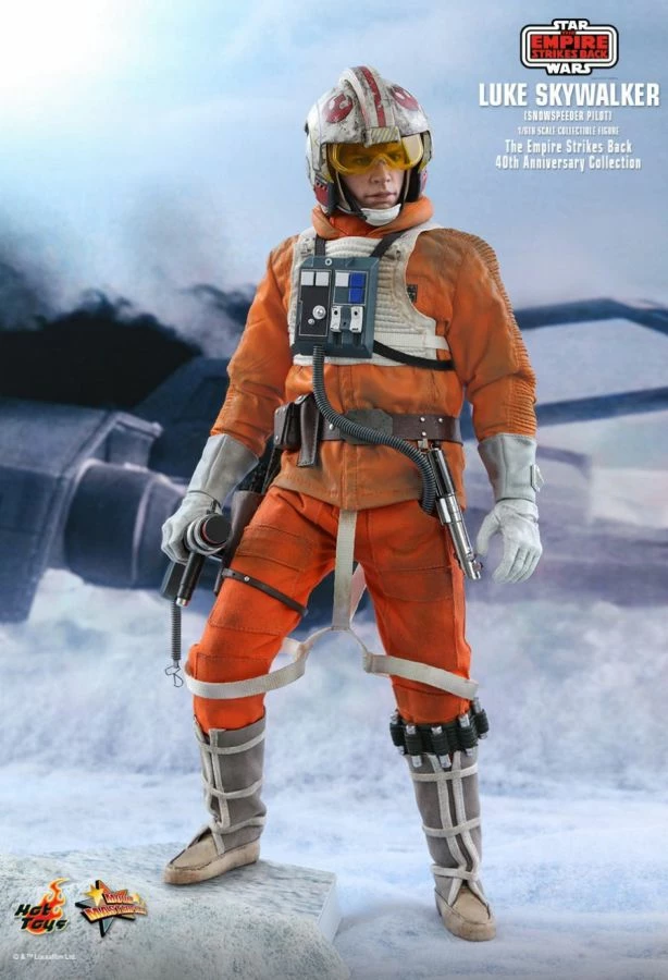 Hot Toys Star Wars - Luke Skywalker Snowspeeder Pilot 40th Anniversary 1:6 Scale 12" Action Figure 16 Hot Toys Star Wars - Luke Skywalker Snowspeeder Pilot 40th Anniversary 1:6 Scale 12" Action Figure