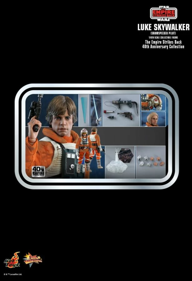 Hot Toys Star Wars - Luke Skywalker Snowspeeder Pilot 40th Anniversary 1:6 Scale 12" Action Figure 18 Hot Toys Star Wars - Luke Skywalker Snowspeeder Pilot 40th Anniversary 1:6 Scale 12" Action Figure