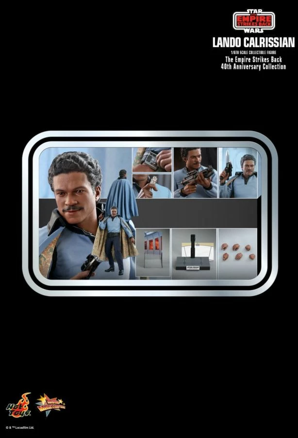 Hot Toys Star Wars - Lando Calrissian 40th Anniversary 1:6 Scale 12" Action Figure 14 Hot Toys Star Wars - Lando Calrissian 40th Anniversary 1:6 Scale 12" Action Figure