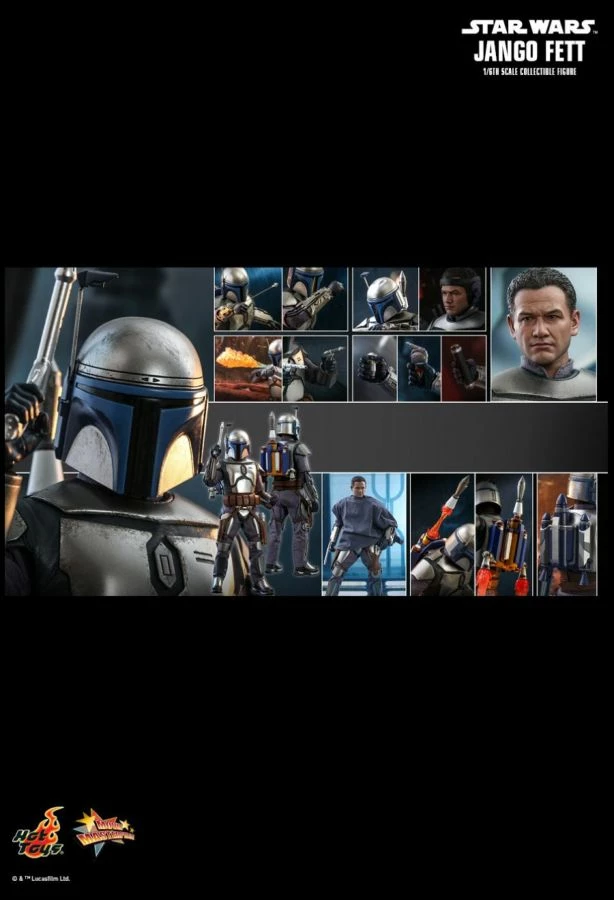 Hot Toys Star Wars - Jango Fett 1:6 Scale 12" Action Figure 15 Hot Toys Star Wars - Jango Fett 1:6 Scale 12" Action Figure