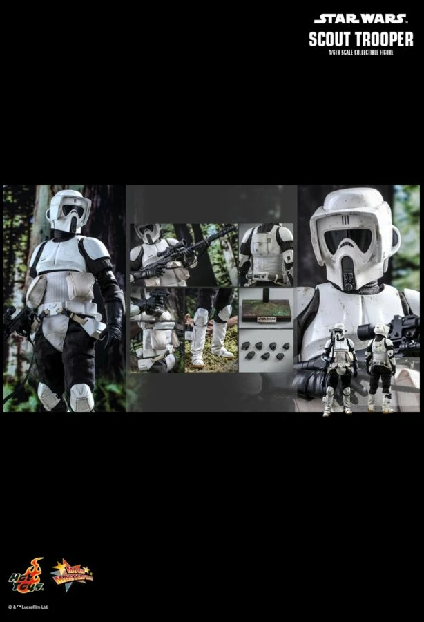 Hot Toys Star Wars - Scout Trooper Return Of The Jedi 1:6 Scale 12" Action Figure 11 Hot Toys Star Wars - Scout Trooper Return Of The Jedi 1:6 Scale 12" Action Figure