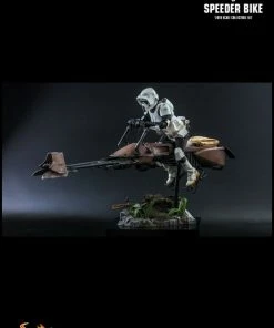 Hot Toys Star Wars - Scout Trooper & Speederbike Return Of The Jedi 1:6 Scale 12" Action Figure