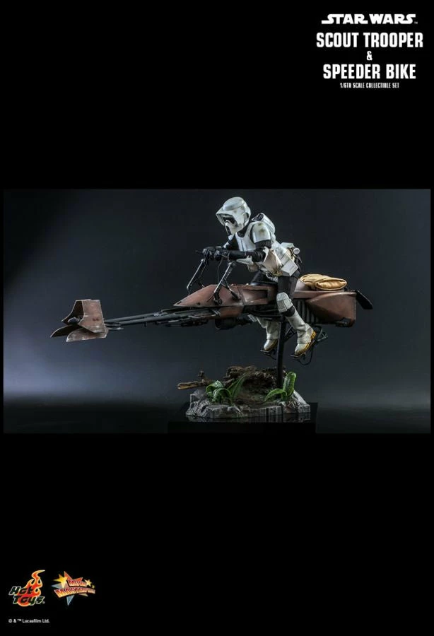 Hot Toys Star Wars - Scout Trooper & Speederbike Return Of The Jedi 1:6 Scale 12" Action Figure 2 Hot Toys Star Wars - Scout Trooper & Speederbike Return Of The Jedi 1:6 Scale 12" Action Figure