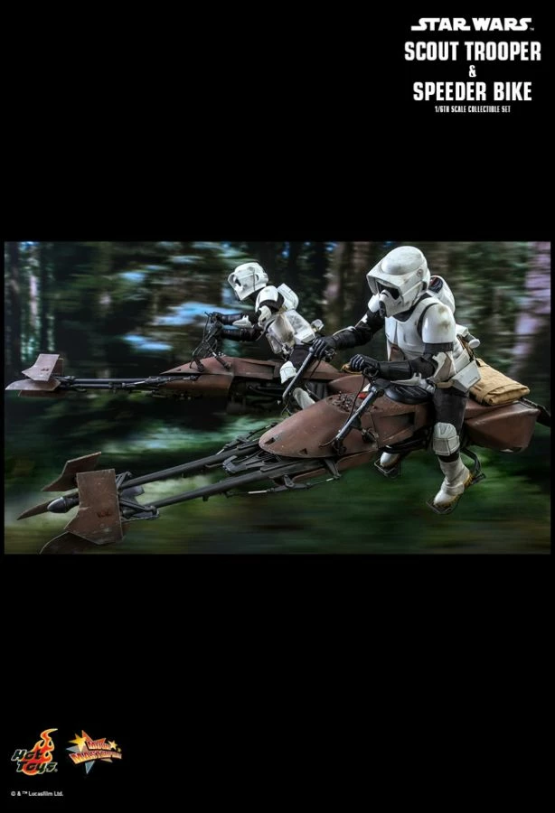 Hot Toys Star Wars - Scout Trooper & Speederbike Return Of The Jedi 1:6 Scale 12" Action Figure 5 Hot Toys Star Wars - Scout Trooper & Speederbike Return Of The Jedi 1:6 Scale 12" Action Figure