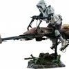 Hot Toys Star Wars - Scout Trooper & Speederbike Return Of The Jedi 1:6 Scale 12" Action Figure