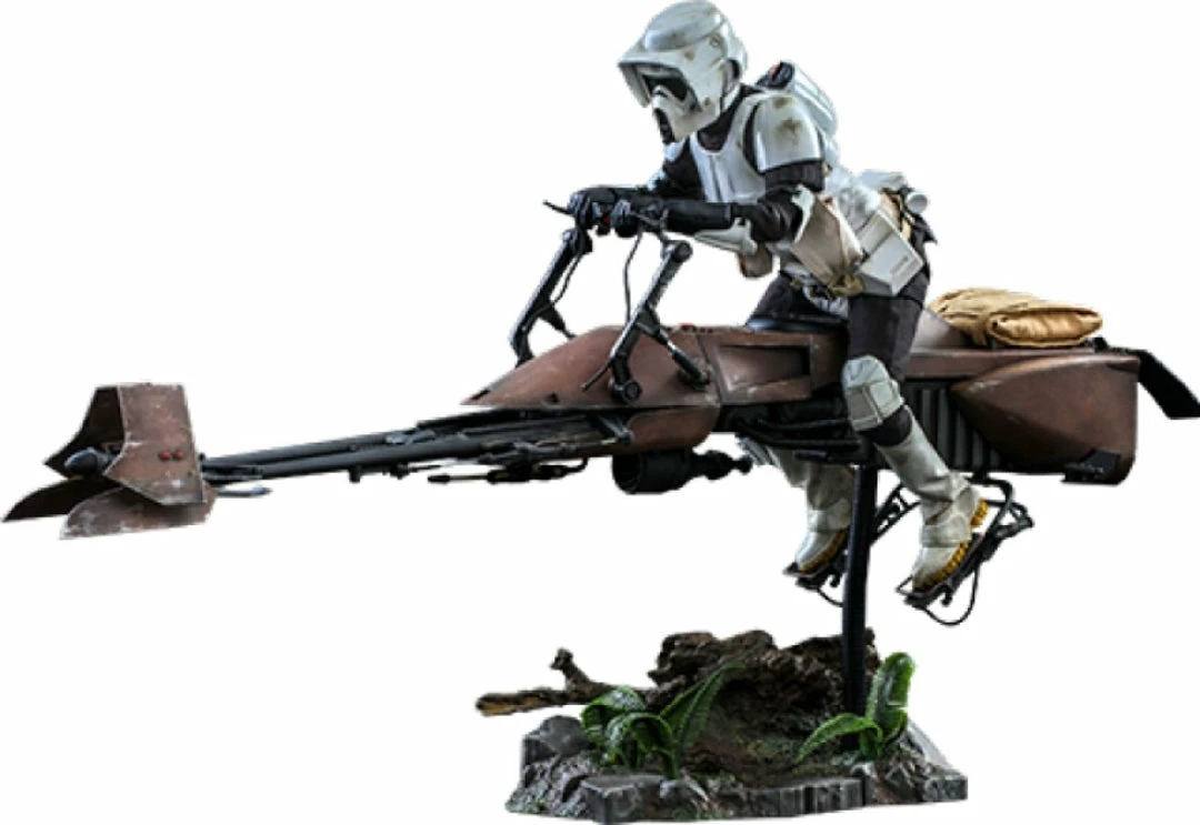 Hot Toys Star Wars - Scout Trooper & Speederbike Return Of The Jedi 1:6 Scale 12" Action Figure 1 Hot Toys Star Wars - Scout Trooper & Speederbike Return Of The Jedi 1:6 Scale 12" Action Figure