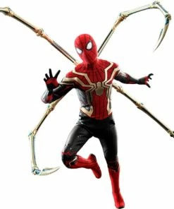 Hot Toys Spider-Man: No Way Home - Spider-Man Integrated Suit 1:6 Scale 12" Action Figure