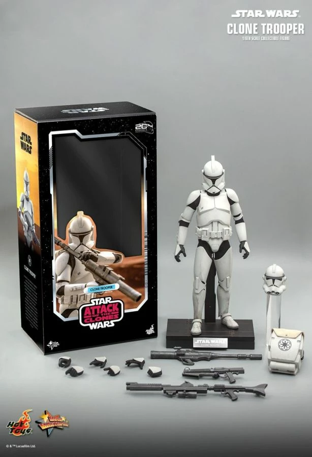 Hot Toys Star Wars - Clone Trooper Attack Of The Clones 1:6 Scale 12" Action Figure 17 Hot Toys Star Wars - Clone Trooper Attack Of The Clones 1:6 Scale 12" Action Figure
