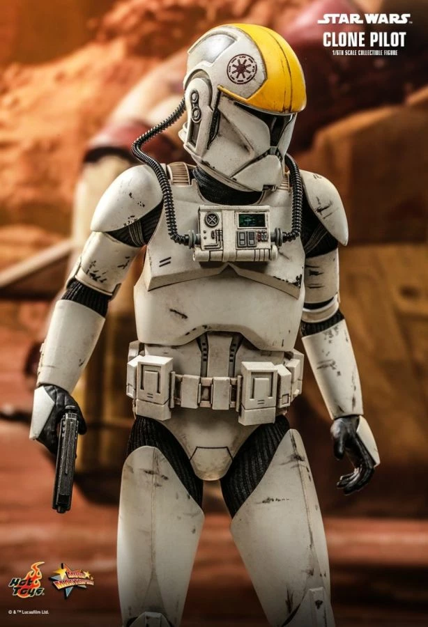 Hot Toys Star Wars - Clone Pilot Attack Of The Clones 1:6 Scale 12" Action Figure 9 Hot Toys Star Wars - Clone Pilot Attack Of The Clones 1:6 Scale 12" Action Figure