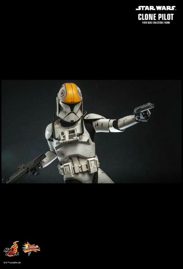 Hot Toys Star Wars - Clone Pilot Attack Of The Clones 1:6 Scale 12" Action Figure 10 Hot Toys Star Wars - Clone Pilot Attack Of The Clones 1:6 Scale 12" Action Figure