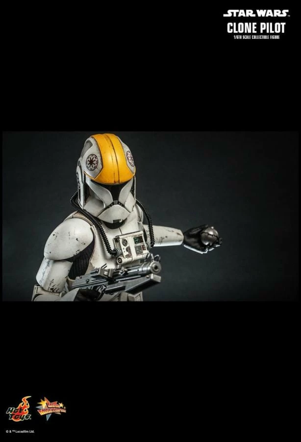 Hot Toys Star Wars - Clone Pilot Attack Of The Clones 1:6 Scale 12" Action Figure 12 Hot Toys Star Wars - Clone Pilot Attack Of The Clones 1:6 Scale 12" Action Figure