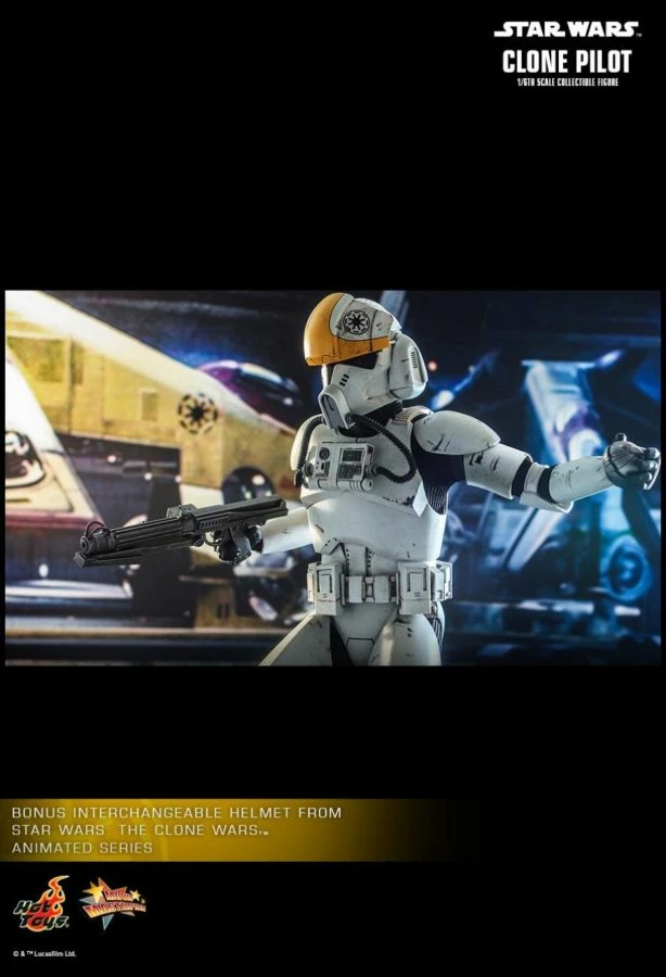 Hot Toys Star Wars - Clone Pilot Attack Of The Clones 1:6 Scale 12" Action Figure 13 Hot Toys Star Wars - Clone Pilot Attack Of The Clones 1:6 Scale 12" Action Figure