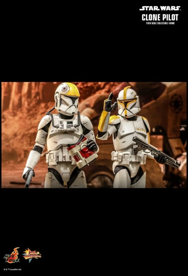 Hot Toys Star Wars - Clone Pilot Attack Of The Clones 1:6 Scale 12" Action Figure 15 Hot Toys Star Wars - Clone Pilot Attack Of The Clones 1:6 Scale 12" Action Figure