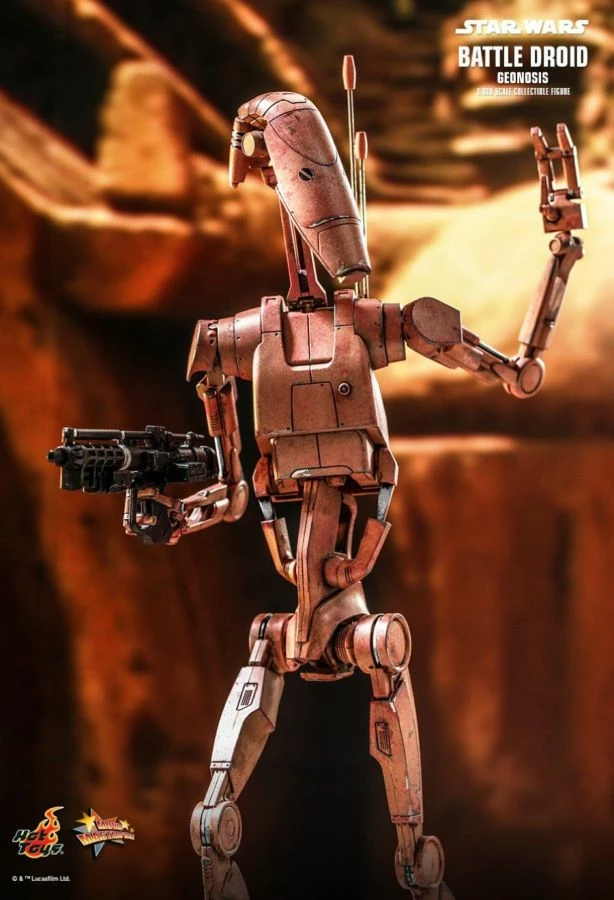 Hot Toys Star Wars - Battle Droid (Geonosis) Attack Of The Clones 1:6 Scale 12" Action Figure 7 Hot Toys Star Wars - Battle Droid (Geonosis) Attack Of The Clones 1:6 Scale 12" Action Figure