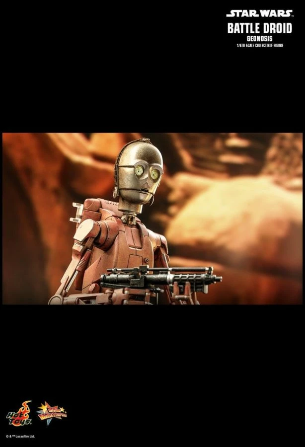 Hot Toys Star Wars - Battle Droid (Geonosis) Attack Of The Clones 1:6 Scale 12" Action Figure 10 Hot Toys Star Wars - Battle Droid (Geonosis) Attack Of The Clones 1:6 Scale 12" Action Figure