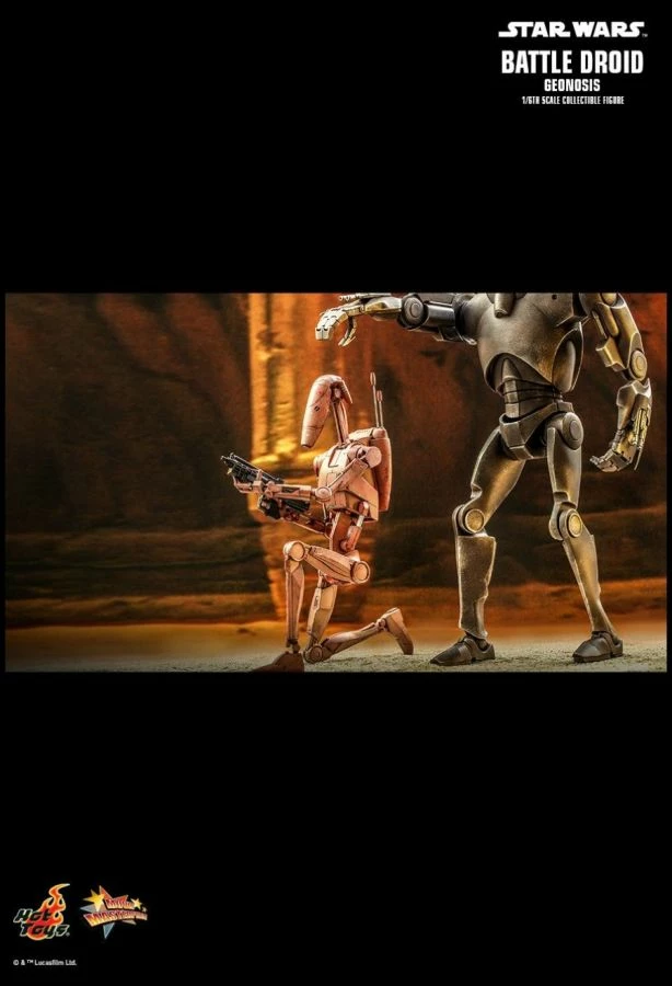Hot Toys Star Wars - Battle Droid (Geonosis) Attack Of The Clones 1:6 Scale 12" Action Figure 11 Hot Toys Star Wars - Battle Droid (Geonosis) Attack Of The Clones 1:6 Scale 12" Action Figure