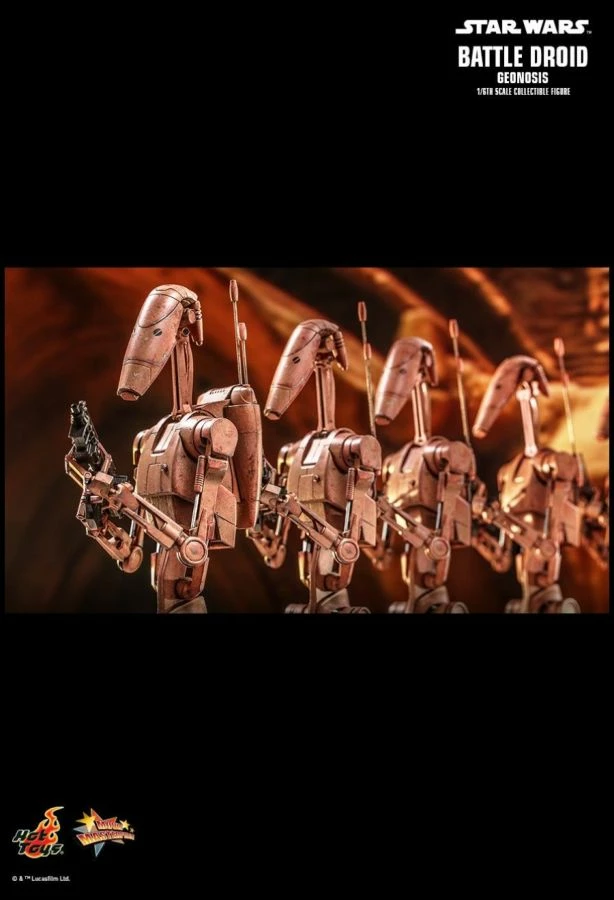 Hot Toys Star Wars - Battle Droid (Geonosis) Attack Of The Clones 1:6 Scale 12" Action Figure 15 Hot Toys Star Wars - Battle Droid (Geonosis) Attack Of The Clones 1:6 Scale 12" Action Figure