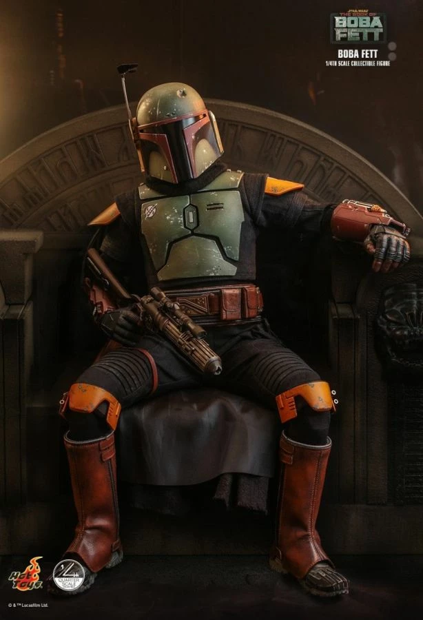 Hot Toys Star Wars: Book Of Boba Fett - Boba Fett 1:4 Scale Action Figure 10 Hot Toys Star Wars: Book Of Boba Fett - Boba Fett 1:4 Scale Action Figure