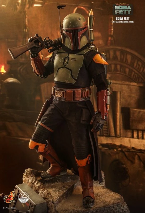 Hot Toys Star Wars: Book Of Boba Fett - Boba Fett 1:4 Scale Action Figure 11 Hot Toys Star Wars: Book Of Boba Fett - Boba Fett 1:4 Scale Action Figure