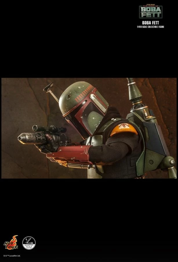 Hot Toys Star Wars: Book Of Boba Fett - Boba Fett 1:4 Scale Action Figure 12 Hot Toys Star Wars: Book Of Boba Fett - Boba Fett 1:4 Scale Action Figure