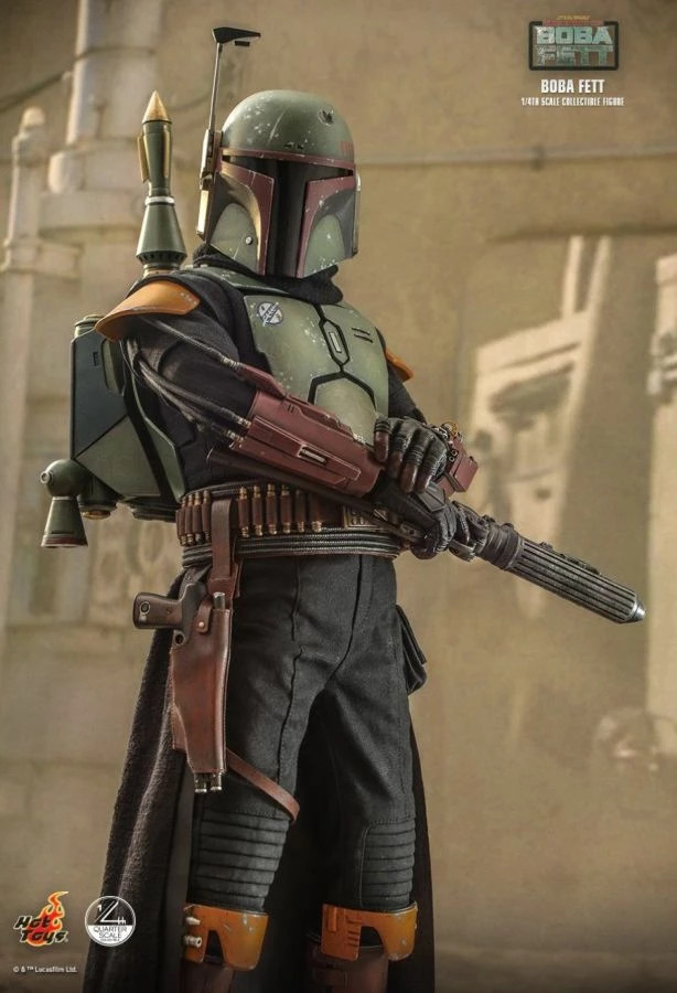 Hot Toys Star Wars: Book Of Boba Fett - Boba Fett Deluxe 1:4 Scale Action Figure 2 Hot Toys Star Wars: Book Of Boba Fett - Boba Fett Deluxe 1:4 Scale Action Figure