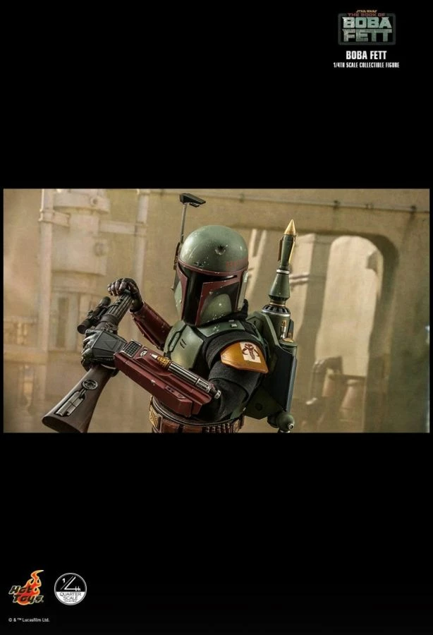 Hot Toys Star Wars: Book Of Boba Fett - Boba Fett Deluxe 1:4 Scale Action Figure 11 Hot Toys Star Wars: Book Of Boba Fett - Boba Fett Deluxe 1:4 Scale Action Figure