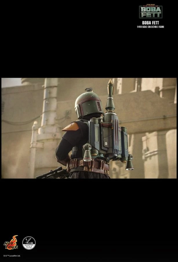 Hot Toys Star Wars: Book Of Boba Fett - Boba Fett Deluxe 1:4 Scale Action Figure 13 Hot Toys Star Wars: Book Of Boba Fett - Boba Fett Deluxe 1:4 Scale Action Figure