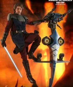 Hot Toys Star Wars: The Clone Wars - Anakin & STAP 1:6 Scale 12