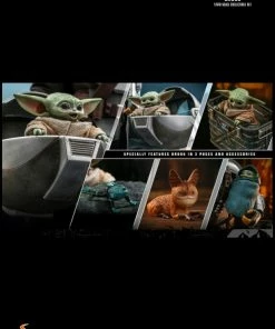 Hot Toys Star Wars: The Mandalorian - Grogu 1:6 Scale Action Figure Set