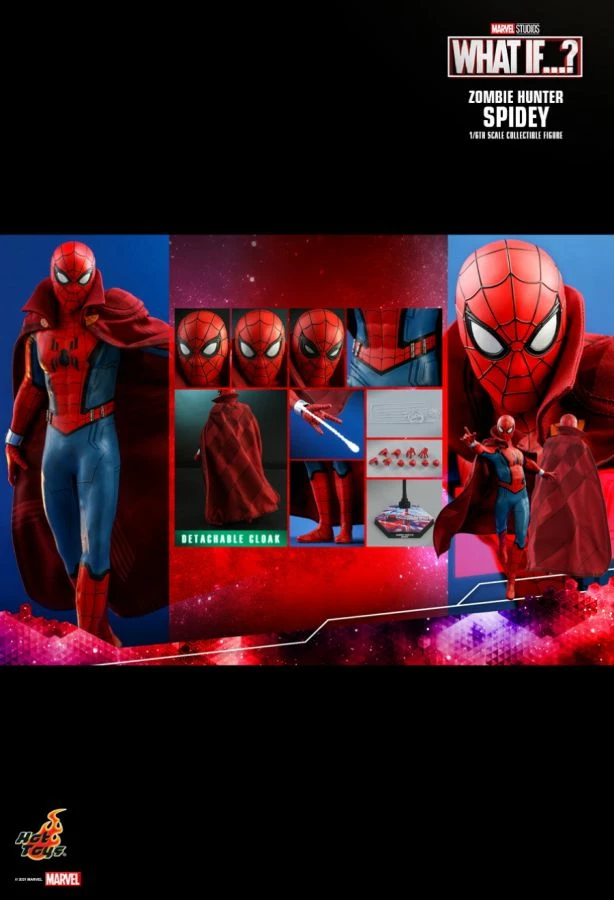 Hot Toys What If - Zombie Hunter Spider-Man 1:6 Scale 12" Action Figure 18 Hot Toys What If - Zombie Hunter Spider-Man 1:6 Scale 12" Action Figure