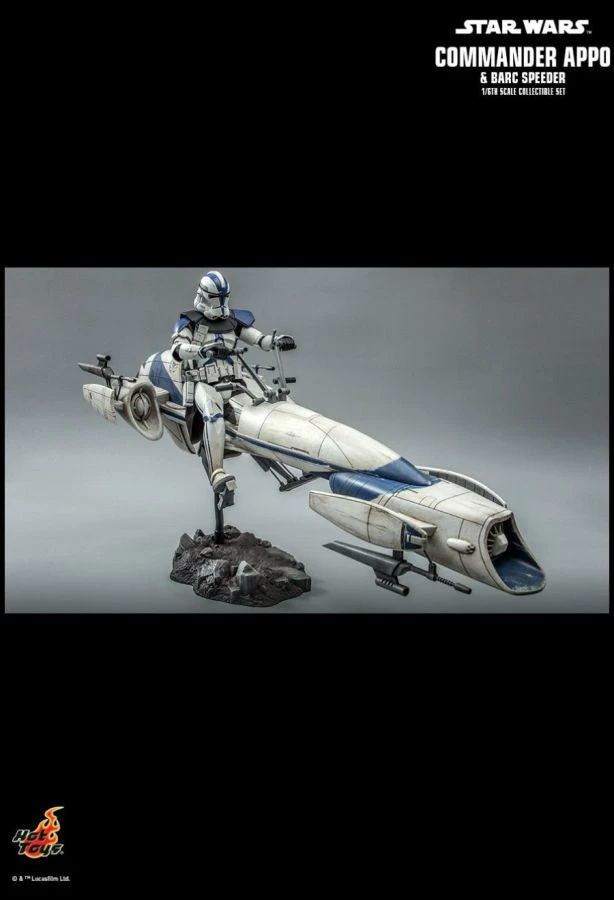 Hot Toys Star Wars - Commander Appo With BARC Speeder 1:6 Scale Action Figure 4 Hot Toys Star Wars - Commander Appo With BARC Speeder 1:6 Scale Action Figure
