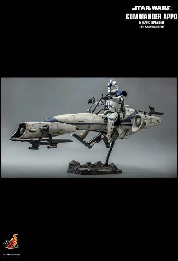 Hot Toys Star Wars - Commander Appo With BARC Speeder 1:6 Scale Action Figure 6 Hot Toys Star Wars - Commander Appo With BARC Speeder 1:6 Scale Action Figure