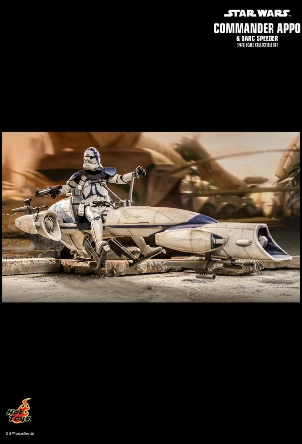 Hot Toys Star Wars - Commander Appo With BARC Speeder 1:6 Scale Action Figure 7 Hot Toys Star Wars - Commander Appo With BARC Speeder 1:6 Scale Action Figure
