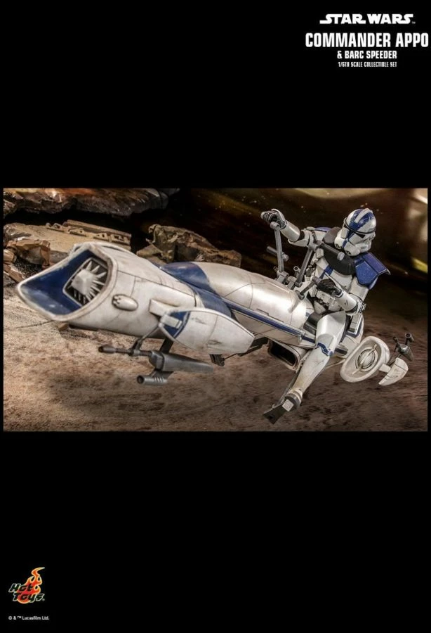 Hot Toys Star Wars - Commander Appo With BARC Speeder 1:6 Scale Action Figure 9 Hot Toys Star Wars - Commander Appo With BARC Speeder 1:6 Scale Action Figure