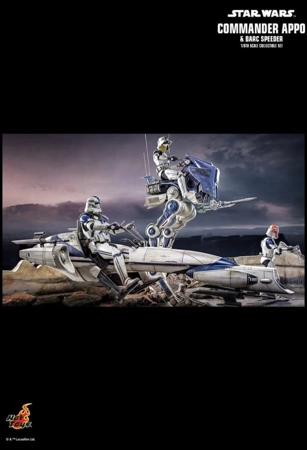 Hot Toys Star Wars - Commander Appo With BARC Speeder 1:6 Scale Action Figure 11 Hot Toys Star Wars - Commander Appo With BARC Speeder 1:6 Scale Action Figure