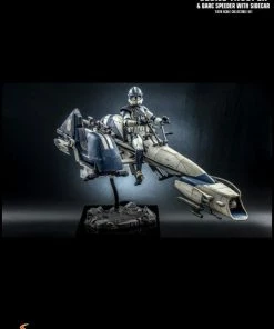 Hot Toys Star Wars - Heavy Weapon Clone Trooper With BARC Speeder 1:6 Scale Action Figure 21 Hot Toys Star Wars - Heavy Weapon Clone Trooper With BARC Speeder 1:6 Scale Action Figure