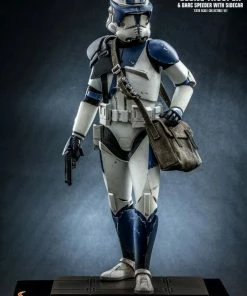 Hot Toys Star Wars - Heavy Weapon Clone Trooper With BARC Speeder 1:6 Scale Action Figure 22 Hot Toys Star Wars - Heavy Weapon Clone Trooper With BARC Speeder 1:6 Scale Action Figure