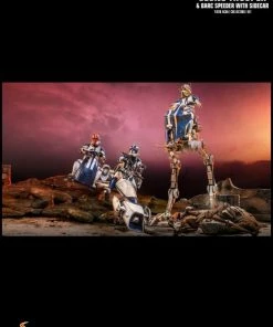 Hot Toys Star Wars - Heavy Weapon Clone Trooper With BARC Speeder 1:6 Scale Action Figure 24 Hot Toys Star Wars - Heavy Weapon Clone Trooper With BARC Speeder 1:6 Scale Action Figure