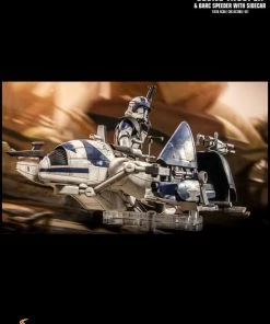 Hot Toys Star Wars - Heavy Weapon Clone Trooper With BARC Speeder 1:6 Scale Action Figure 29 Hot Toys Star Wars - Heavy Weapon Clone Trooper With BARC Speeder 1:6 Scale Action Figure