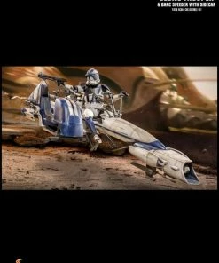 Hot Toys Star Wars - Heavy Weapon Clone Trooper With BARC Speeder 1:6 Scale Action Figure 30 Hot Toys Star Wars - Heavy Weapon Clone Trooper With BARC Speeder 1:6 Scale Action Figure