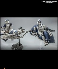 Hot Toys Star Wars - Heavy Weapon Clone Trooper With BARC Speeder 1:6 Scale Action Figure 34 Hot Toys Star Wars - Heavy Weapon Clone Trooper With BARC Speeder 1:6 Scale Action Figure