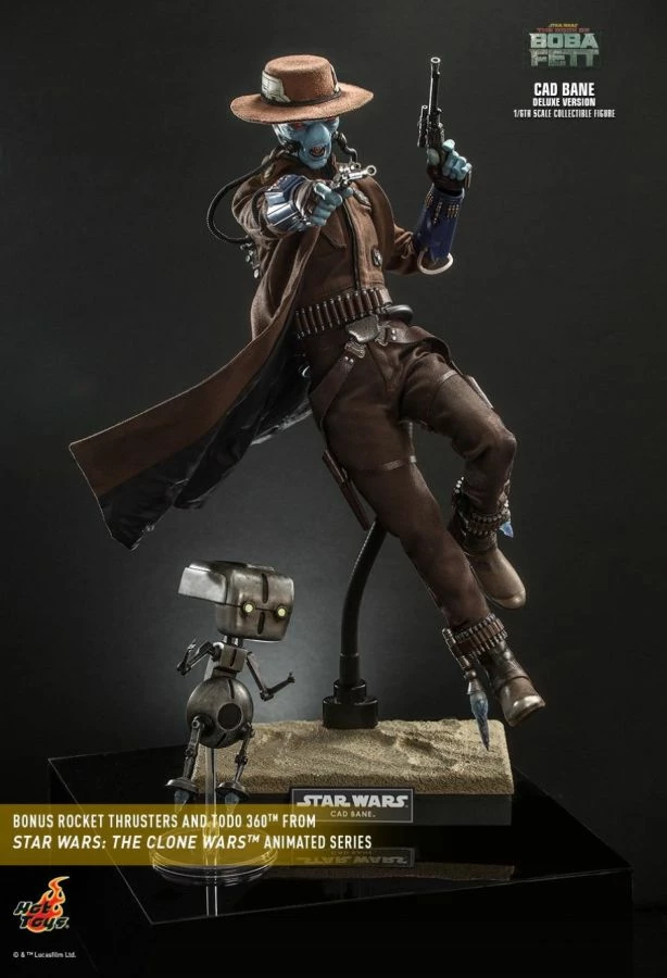 Hot Toys Star Wars: Book Of Boba Fett - Cad Bane Deluxe 1:6 Scale Action Figure 3 Hot Toys Star Wars: Book Of Boba Fett - Cad Bane Deluxe 1:6 Scale Action Figure