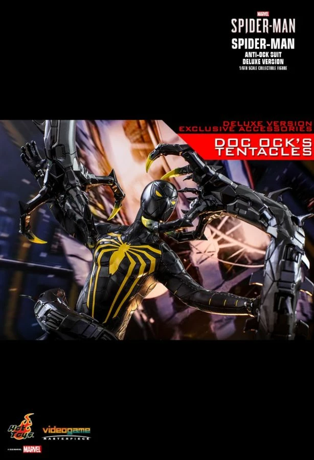 Hot Toys Spider-Man (Video Game 2018) - Anti-Ock Suit Deluxe 1:6 Scale 12" Action Figure 4 Hot Toys Spider-Man (Video Game 2018) - Anti-Ock Suit Deluxe 1:6 Scale 12" Action Figure