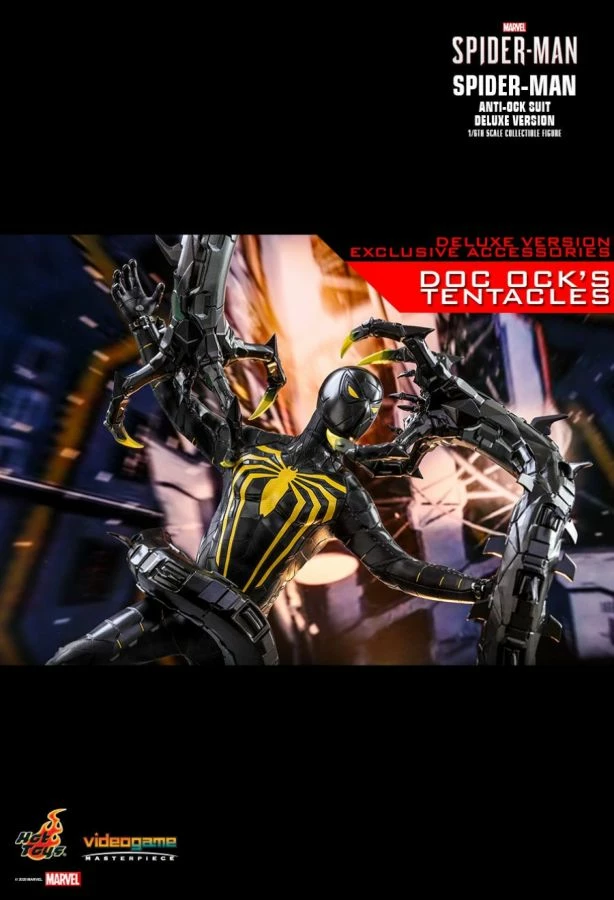Hot Toys Spider-Man (Video Game 2018) - Anti-Ock Suit Deluxe 1:6 Scale 12" Action Figure 5 Hot Toys Spider-Man (Video Game 2018) - Anti-Ock Suit Deluxe 1:6 Scale 12" Action Figure