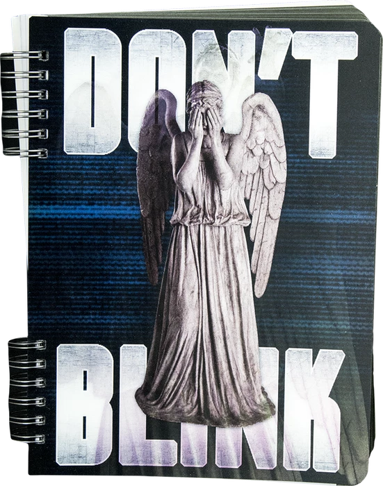 Ikon Collectables Doctor Who - Don't Blink Lenticular Journal Stationary 1 Ikon Collectables Doctor Who - Don't Blink Lenticular Journal Stationary