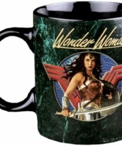 Ikon Collectables Mugs Wonder Woman (2017) - Sword Drawn Black Coffee Mug