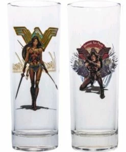 Ikon Collectables Kitchenware Wonder Woman (2017) - Warrior For Peace Tumbler Set Of 2