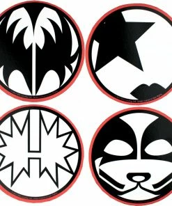 Ikon Collectables Kitchenware KISS - Round Coaster Set
