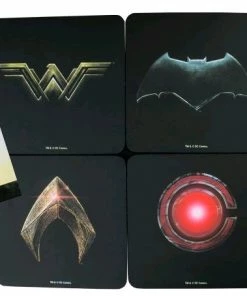 Ikon Collectables Justice League (2017) - Full Team Logo Coaster Set Of 6