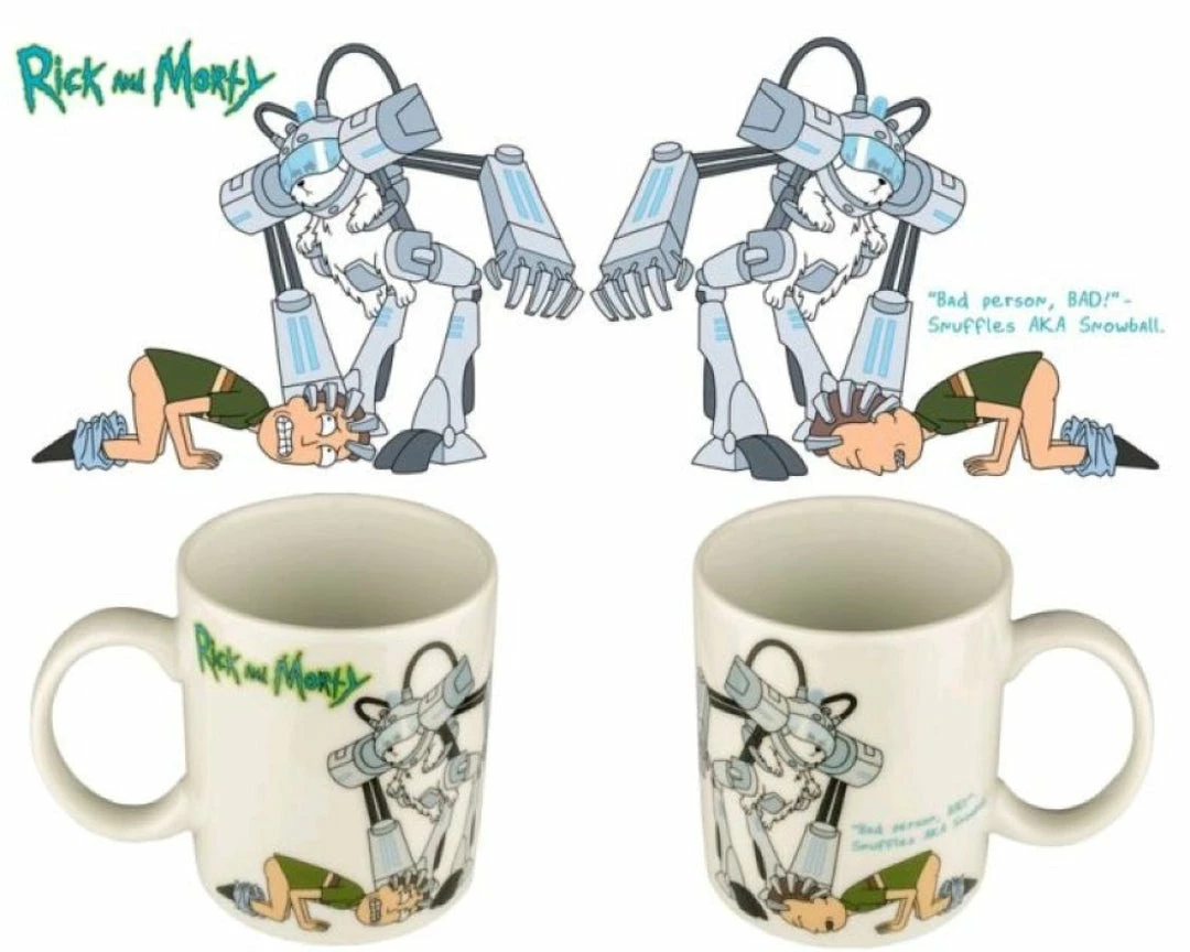 Ikon Collectables Rick And Morty - Snowball Bad Person Bad Mug 2 Ikon Collectables Rick And Morty - Snowball Bad Person Bad Mug